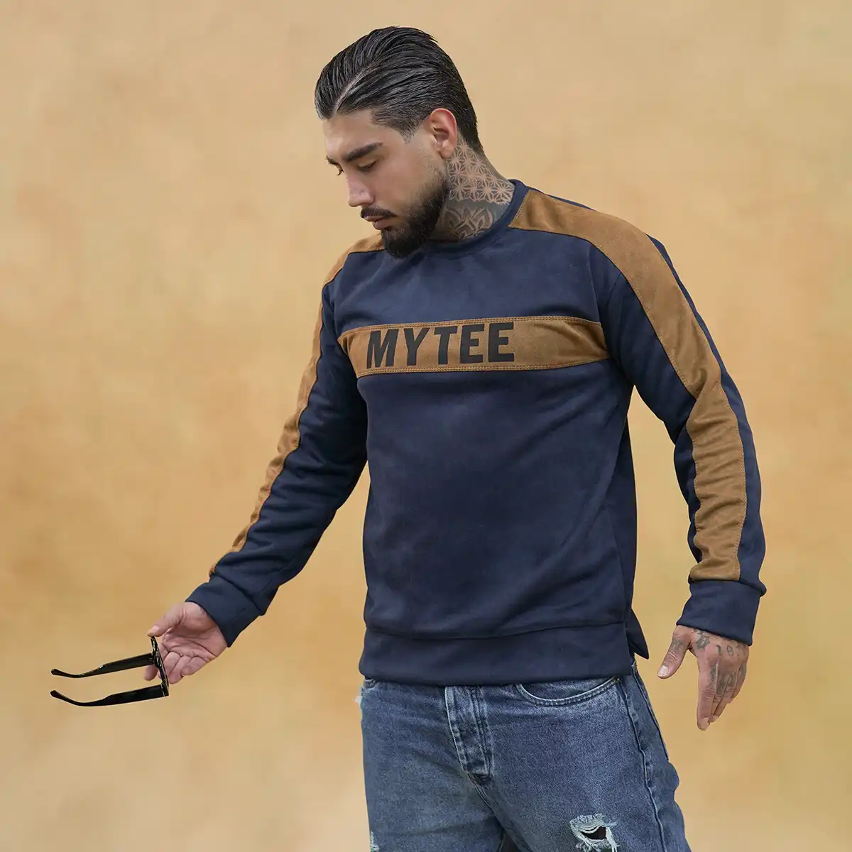 دورس مردانه سرمه ای قهوه‌ای مدل MYTEE