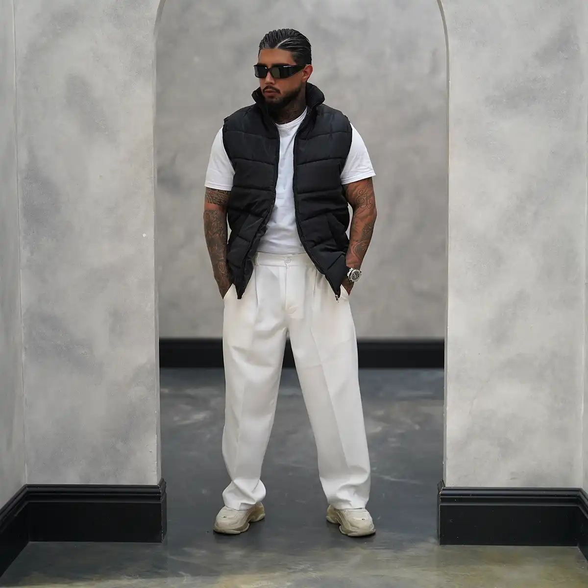 پافر مردانه مشکی مدلFarshad