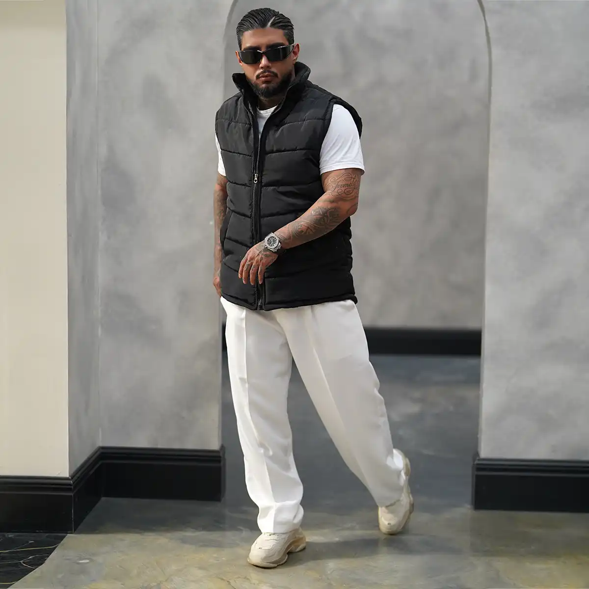 پافر مردانه مشکی مدلFarshad