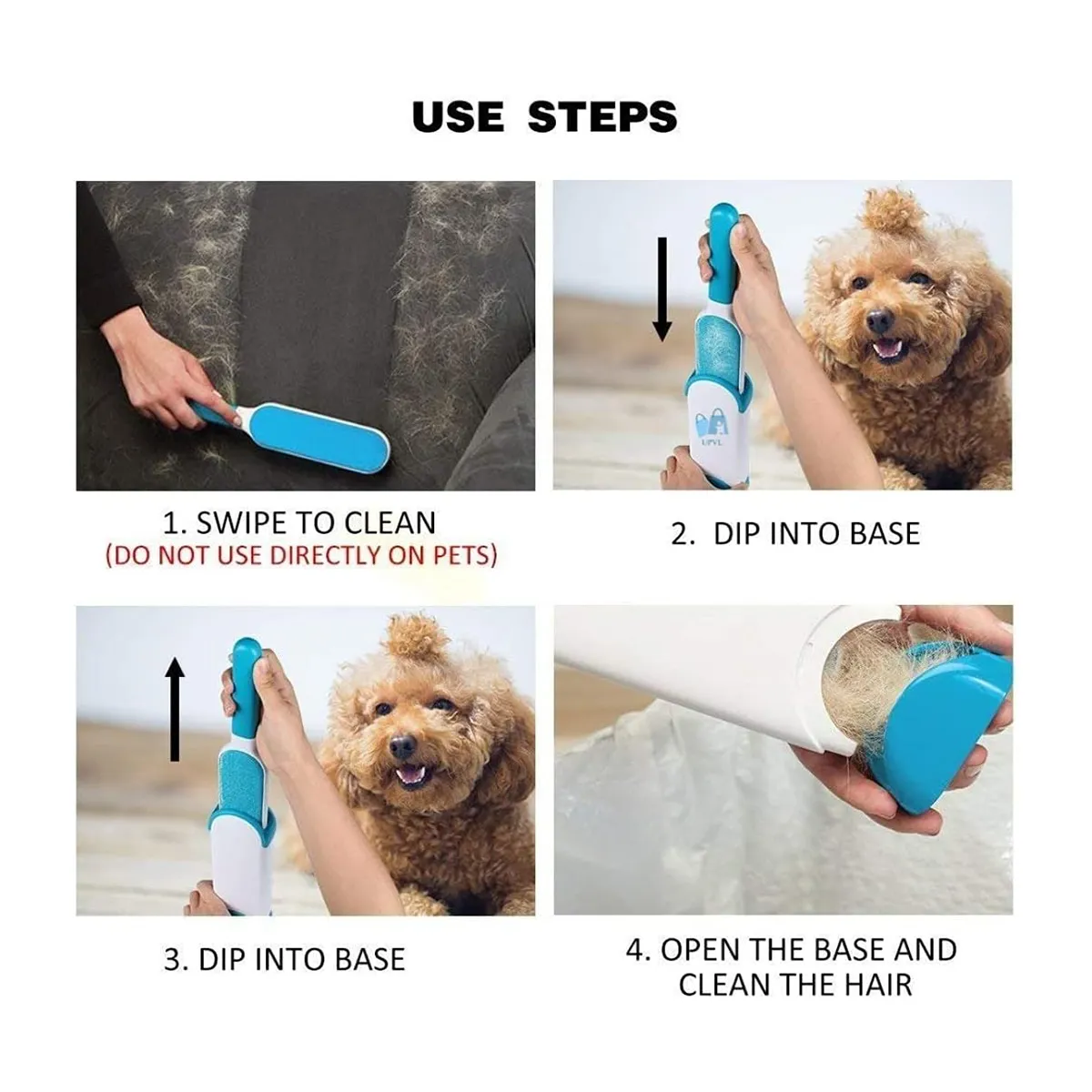 پرزگیر لباس و مبلمان فر ویزارد مدل PG7