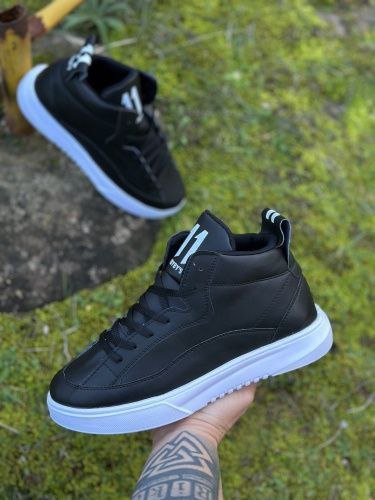 کفش ساقدار مردانه مشکی مدل 11qp