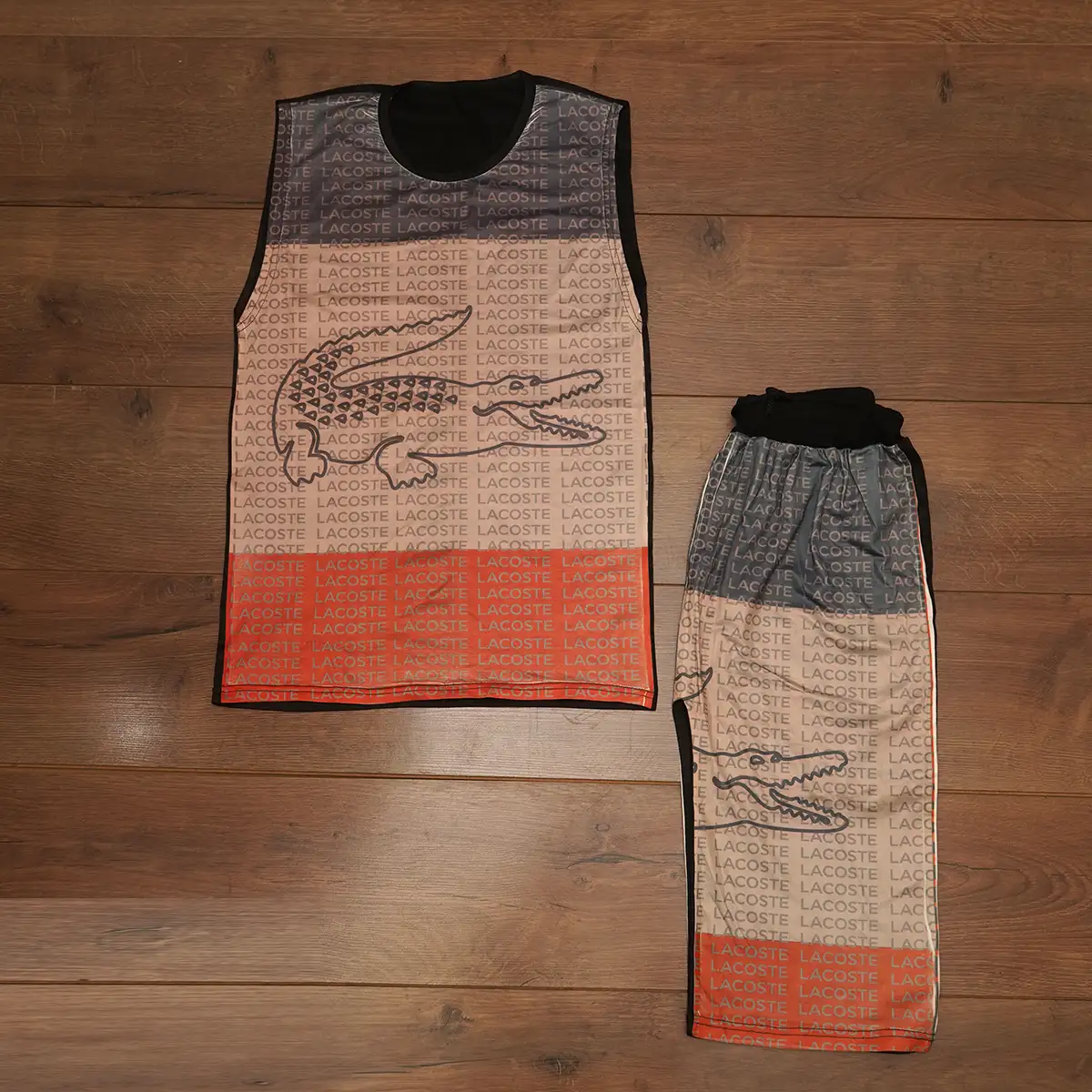 ست رکابی و شلوارک LACOSTE مدل RAVO