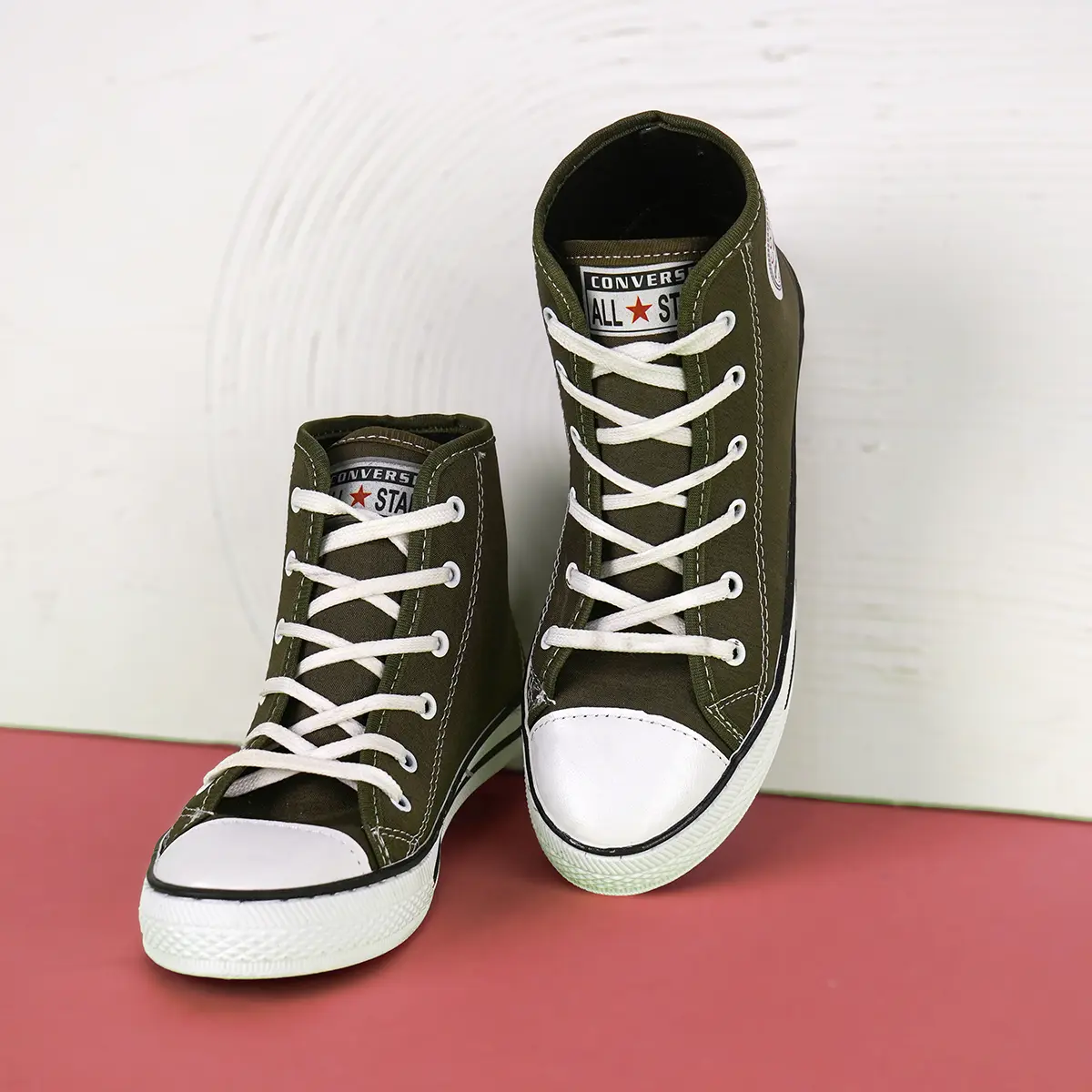 کفش ورزشی ساقدار سبز All Star زنانه مدلMobina