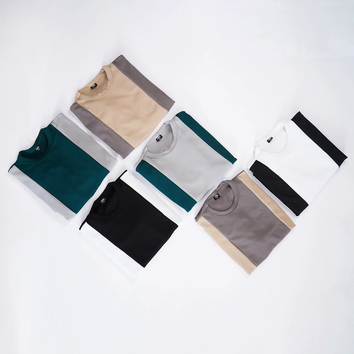 تیشرت مردانه طوسی سبز مدل Kaveh