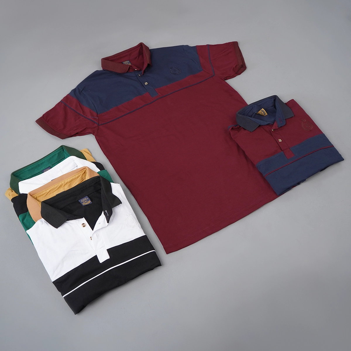 تیشرت مردانه یقه فرنچ سفید مدل Bahman