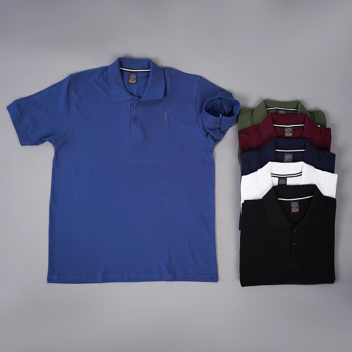 تیشرت مردانه جودون ساده سرمه ای مدل Tiamo