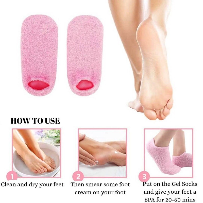 جوراب سیلیکونی پشمی ضد ترک پا