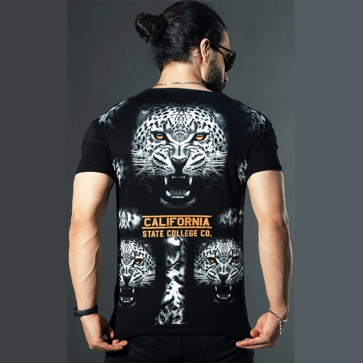 تیشرت مردانه طرحدار مدل California