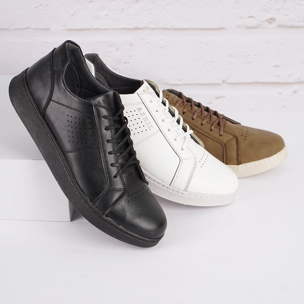 کفش تخت مردانه مشکی مدل Yara