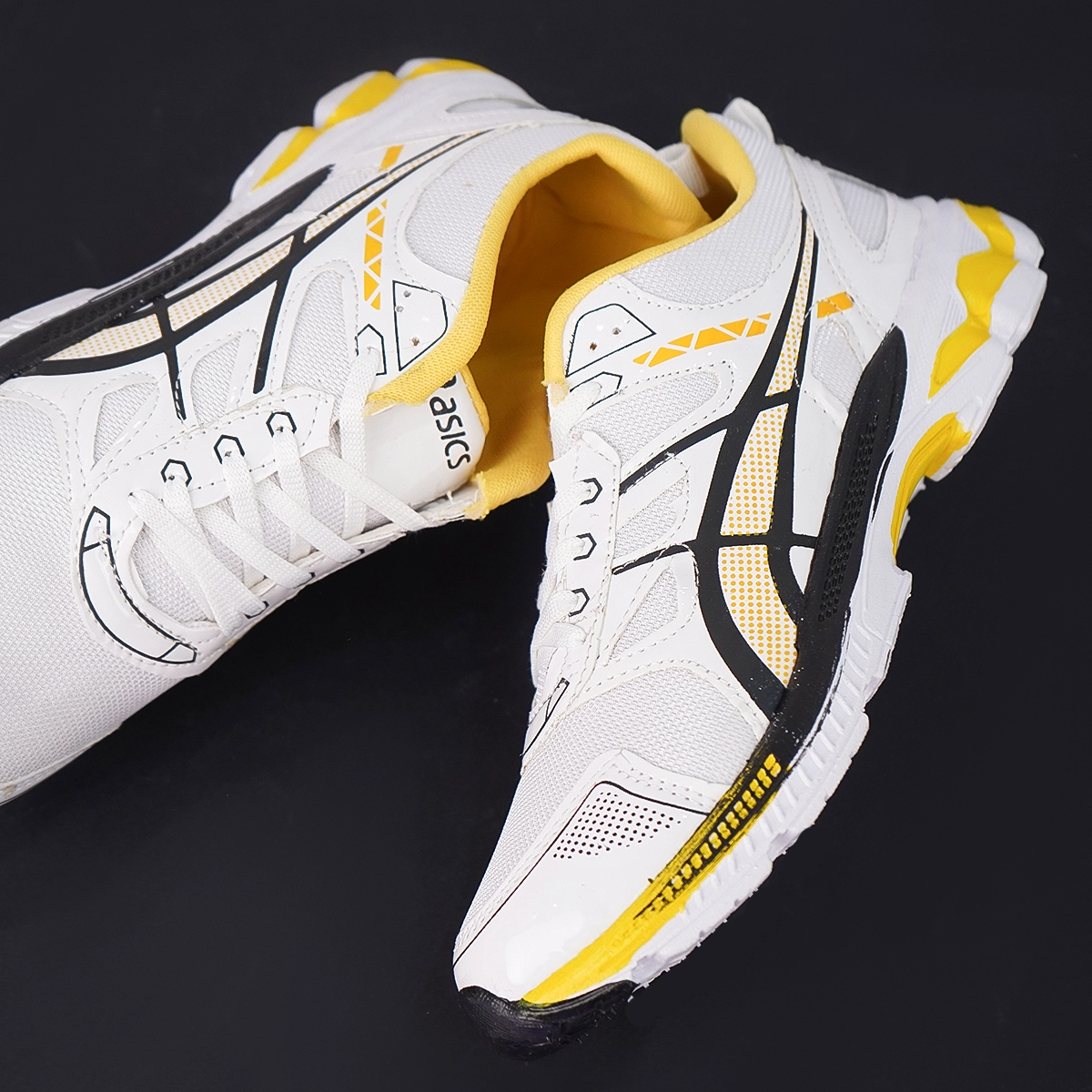 کفش ورزشی مردانه سفید زرد مدلRadman