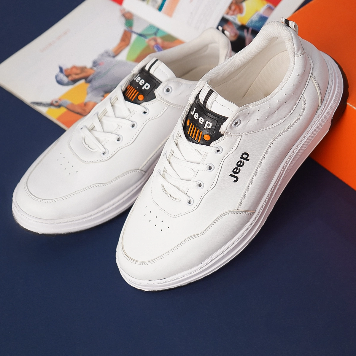 کفش اسپرت مردانه سفید مدل jeep