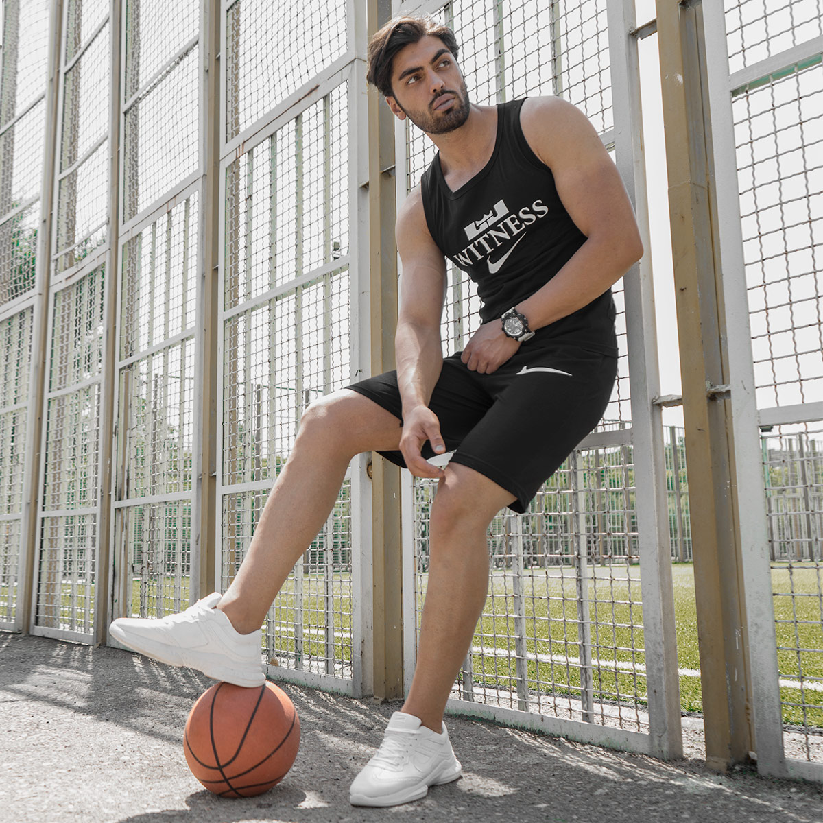 ست رکابی شلوارک Witness مردانه مدل Ravik