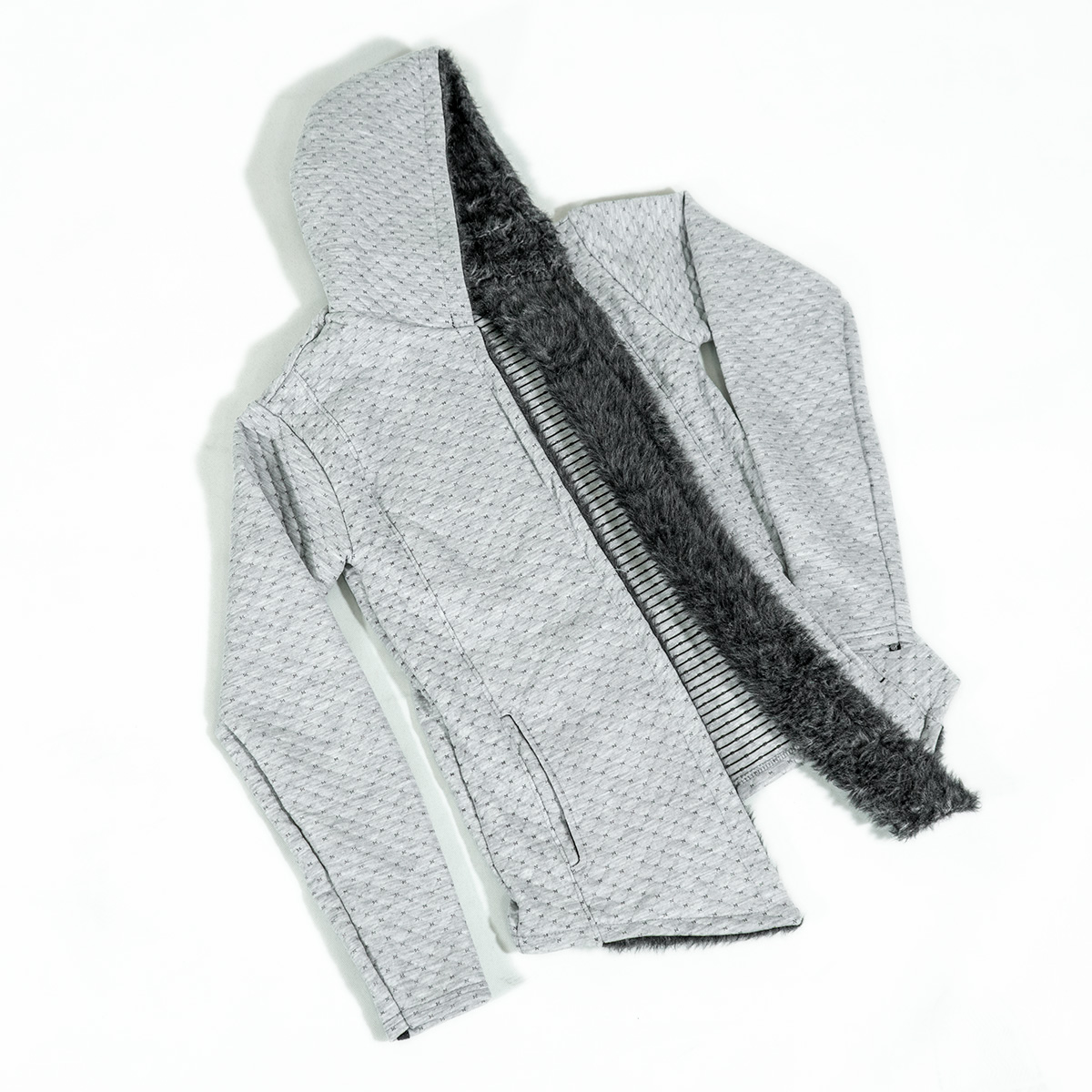 هودی دخترانه طوسی مدل Toran