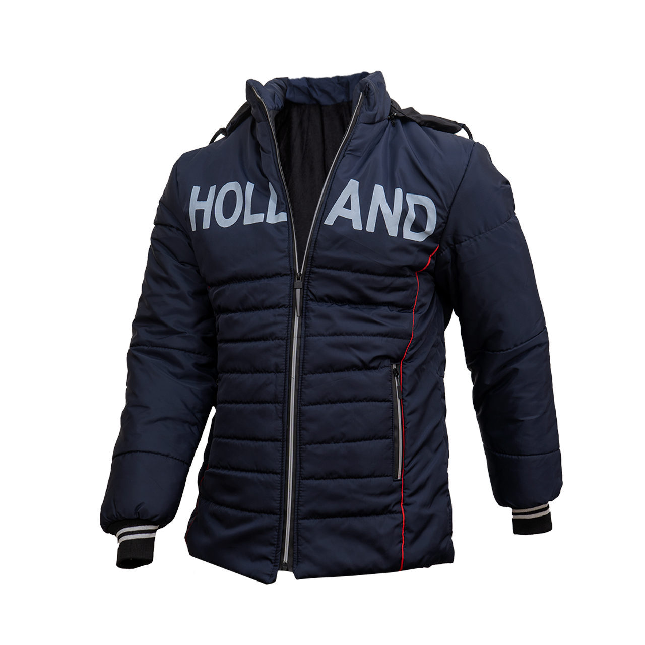 کاپشن مردانه سرمه ای مدلHolland