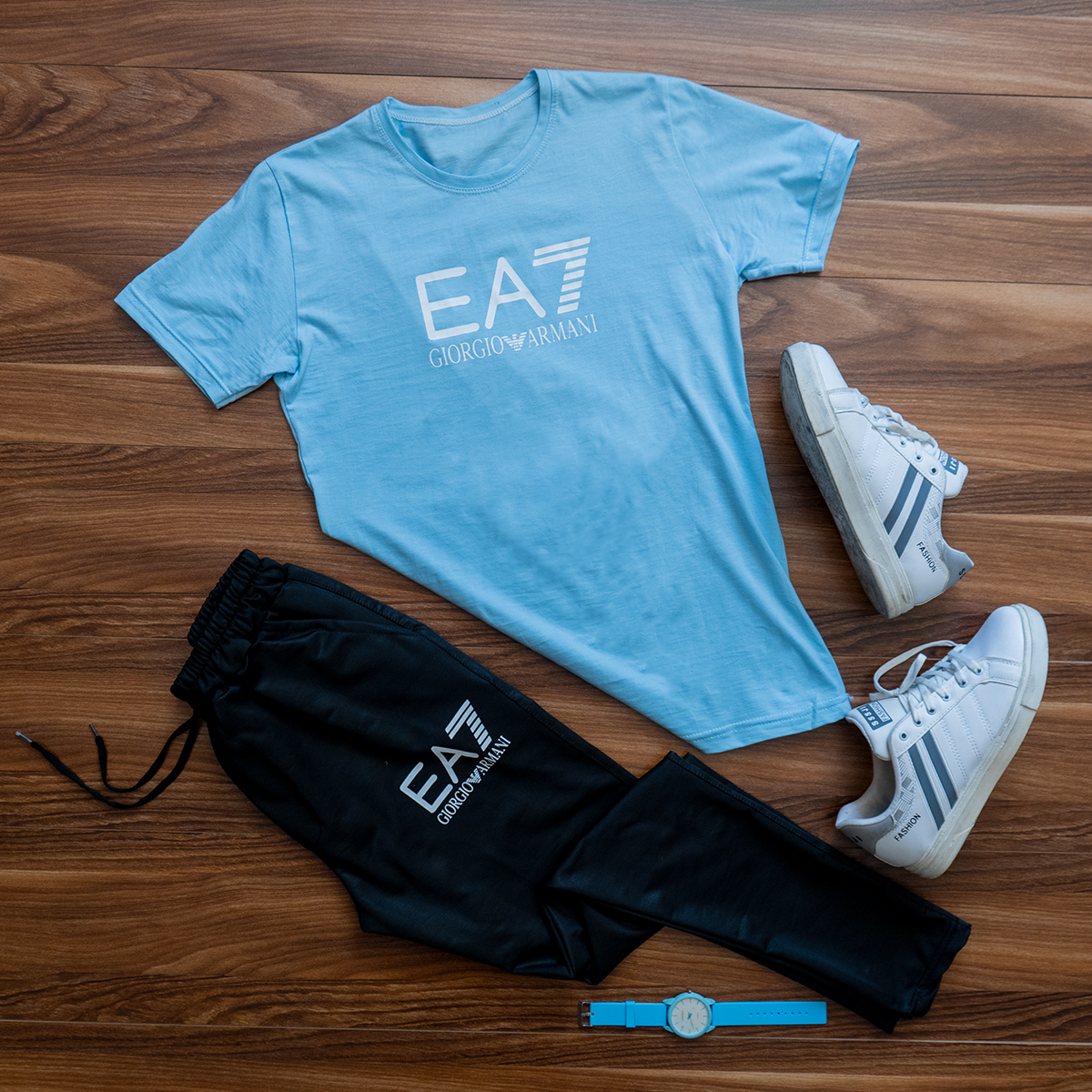 ست تیشرت شلوار EA7 مردانه مدل Henri