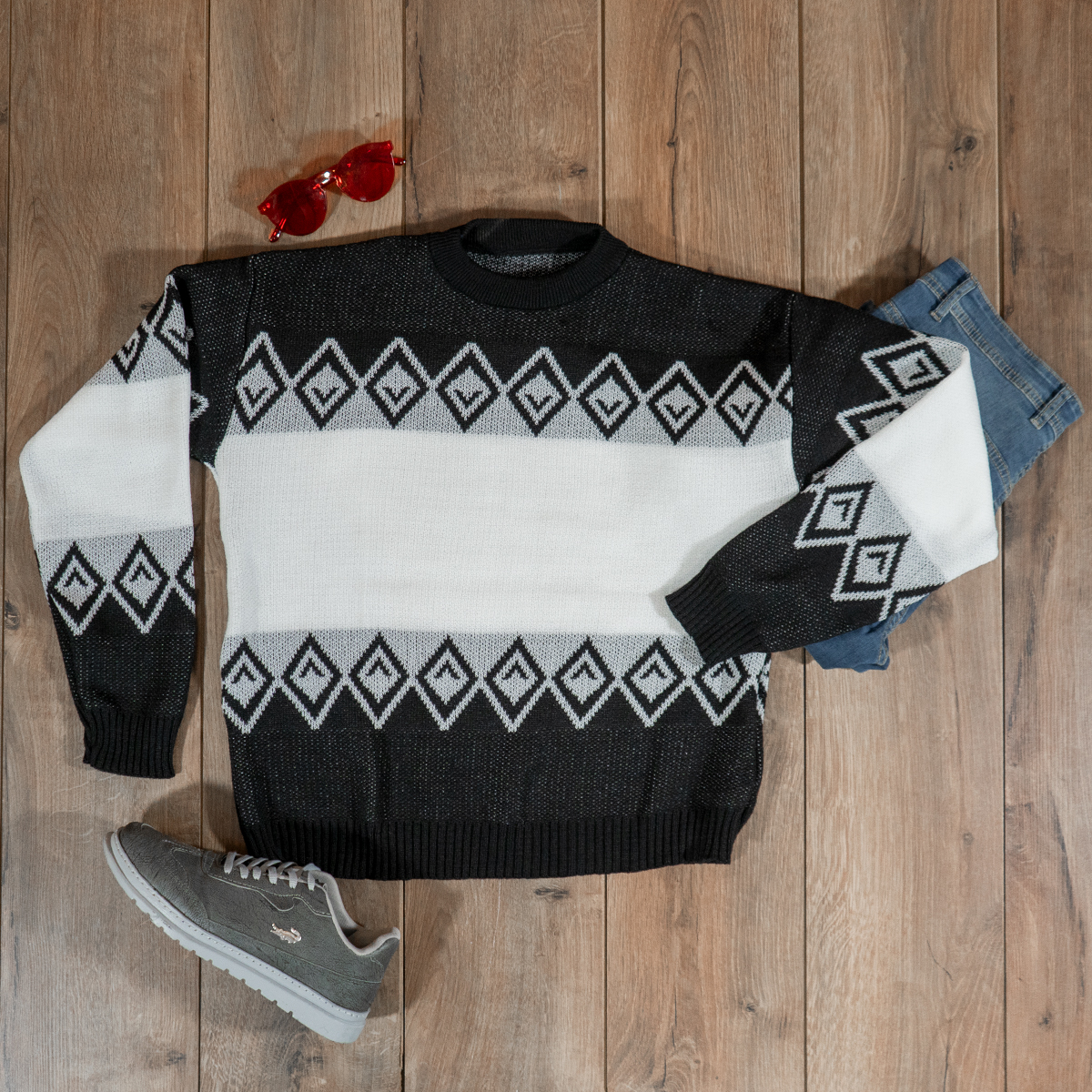 پلیور مردانه مدل Rivon