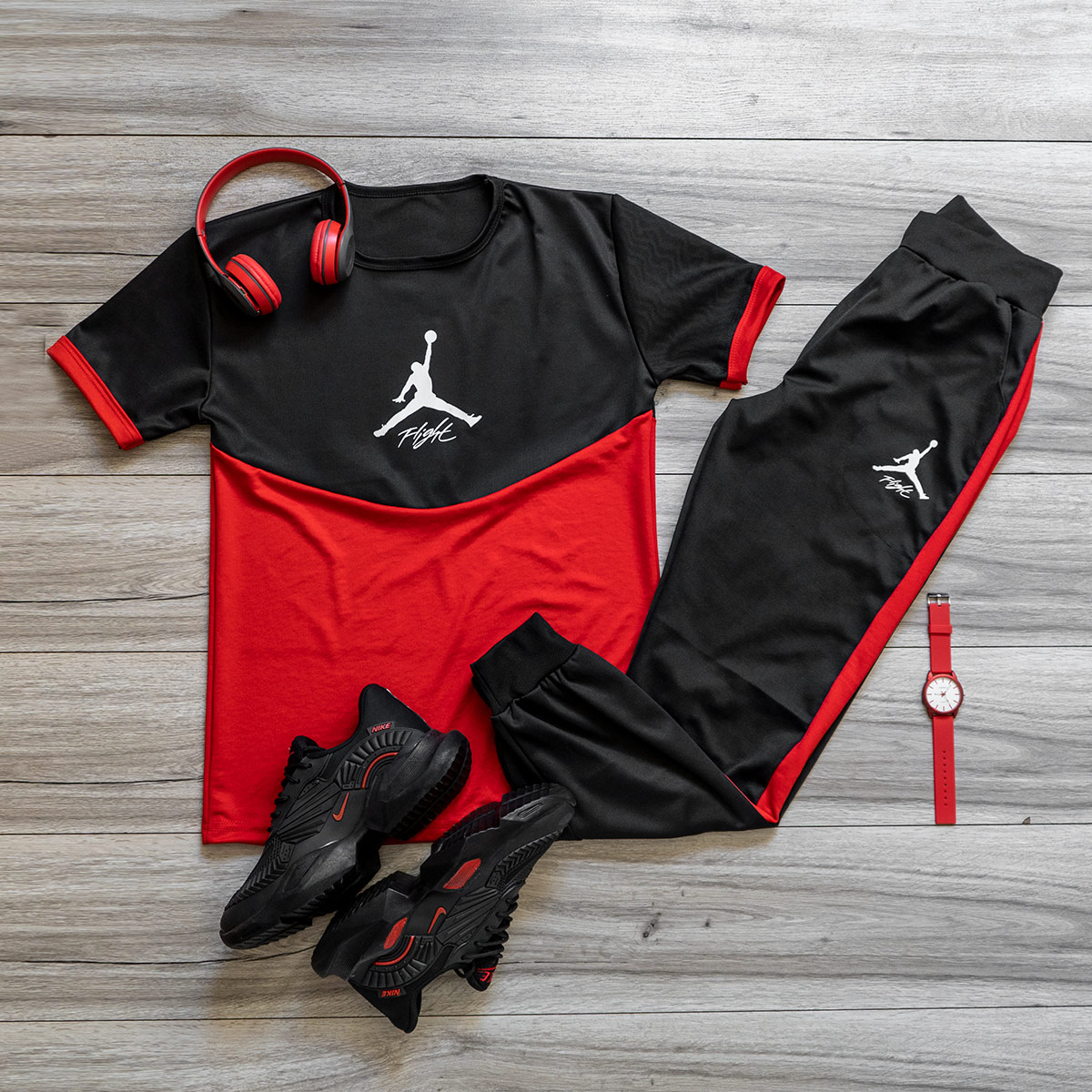 ست تیشرت شلوار جردن مردانه مدل Yarta