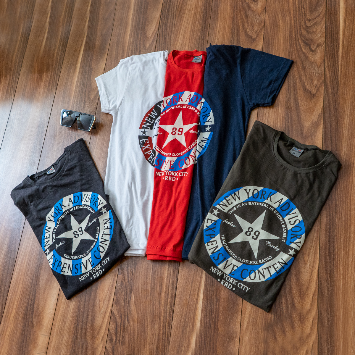 تیشرت مردانه سفیدAdvisory مدل E89