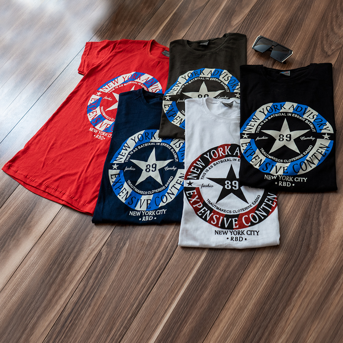 تیشرت مردانه سرمه ای Advisory مدل E89(T)