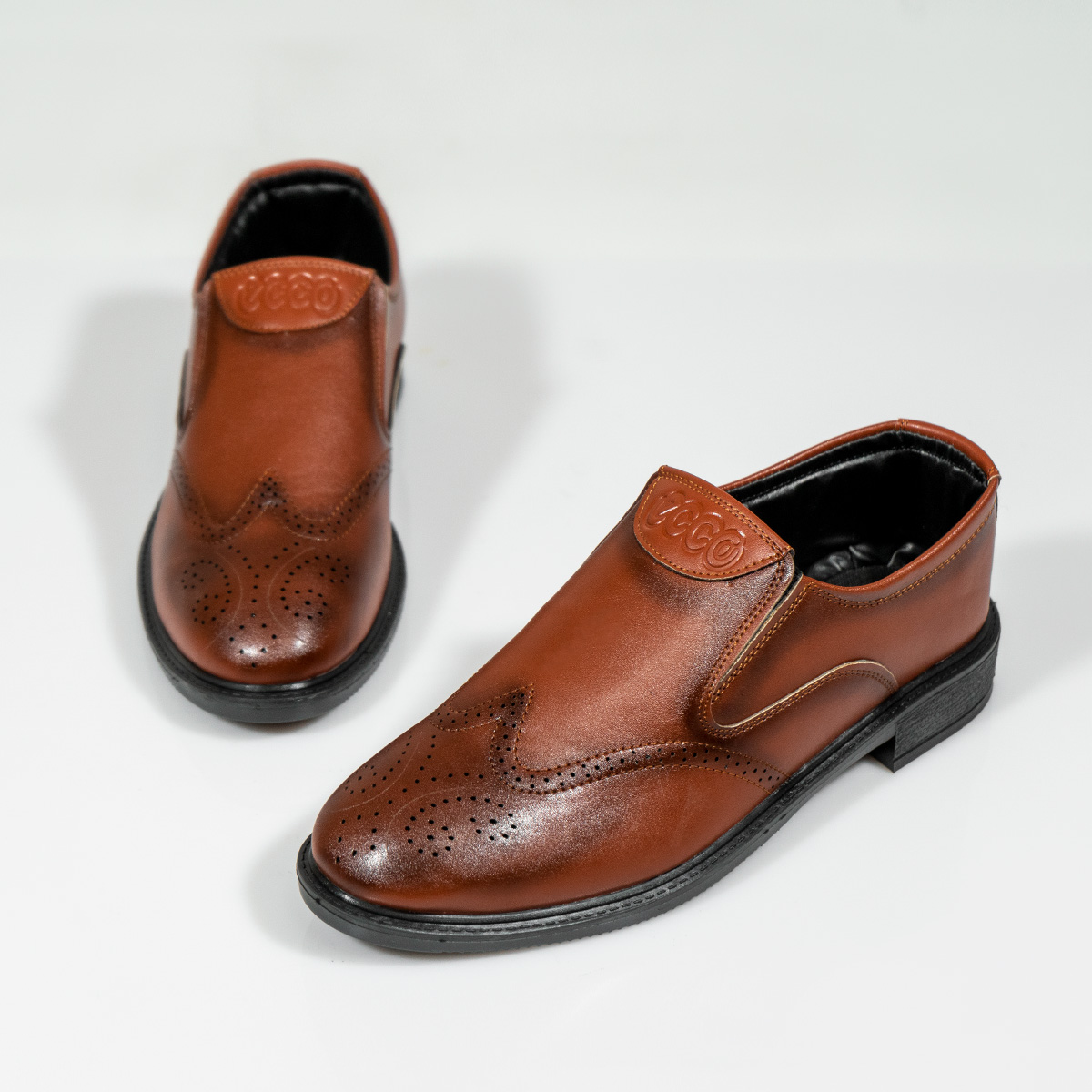 کفش رسمی مردانه قهوه ای مدل Woria